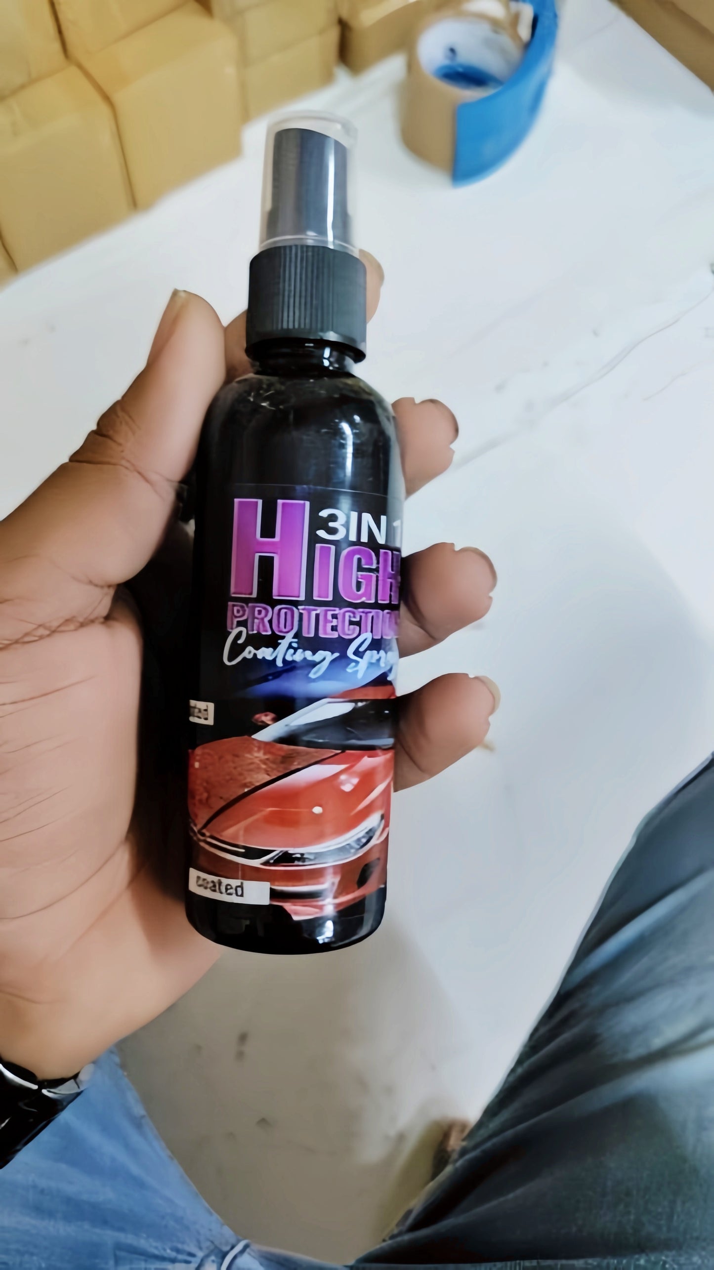 Premium Ceramic Spray Coating | Ultimate Mirror Finish & Advanced Protection ( BUY 1 GET 2 FREE )