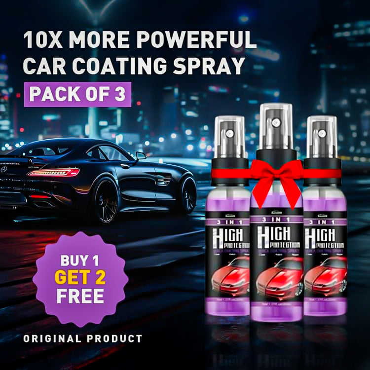 Premium Ceramic Spray Coating | Ultimate Mirror Finish & Advanced Protection ( BUY 1 GET 2 FREE )