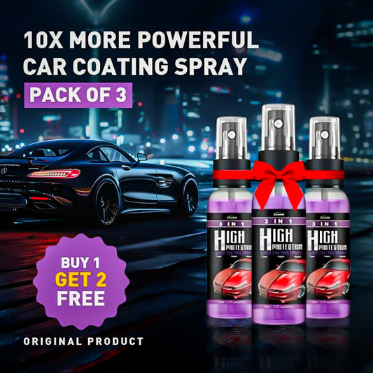Premium Ceramic Spray Coating | Ultimate Mirror Finish & Advanced Protection ( BUY 1 GET 2 FREE )