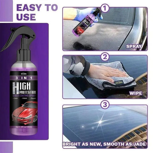 Premium Ceramic Spray Coating | Ultimate Mirror Finish & Advanced Protection ( BUY 1 GET 2 FREE )